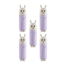 Thezaka Love You 兔牙刷盒, 紫色的, 5個