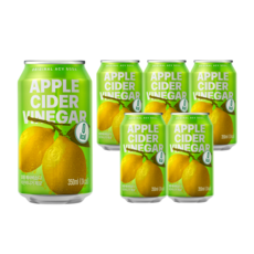 클룹 애사비소다 레몬비니거 제로 탄산음료, 350ml, 6개