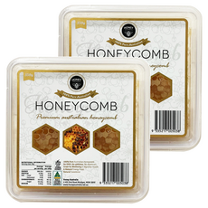 HONEY AUSTRALIA 天然蜂巢 100%澳洲蜂蜜, 350g, 2盒