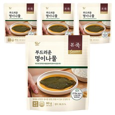 본죽 부드러운 명이나물, 80g, 4개