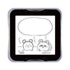 sun-star 吉伊卡哇浸透印章 古本屋和小桃 W85xH34xD85mm 便利貼/便條紙/紙張上打印圖案, 黑色, 1個