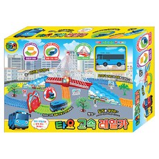 Tayo 公車軌道玩具組, 混色, 1組