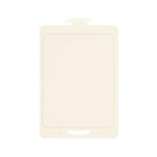 sillymann 100%鉑金矽膠抗菌防黴砧板 WSK4017, 奶油米色, 奶油白, 24.4 x 33.4 x 0.46cm, 1個