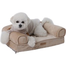 REDPUPPY 寵物時尚素面床, 米色, 1個