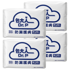 Dr.P 包大人 全功能型 成人紙尿褲, M~L(32~44吋), 20片, 4包
