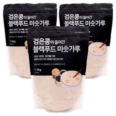태광선식 검은콩이 들어간 블랙푸드 미숫가루, 1.5kg, 3개