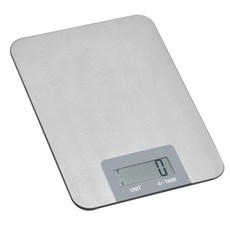 4BNK 디지털 스텐 터치형 주방 저울, 실버, 1kg