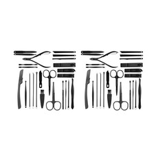 Daybyday 指甲剪24件組, 2套, 經典黑