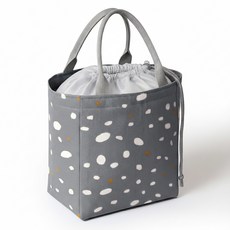 卡薩萊普 保冷束口袋便當袋, 1個, 灰色