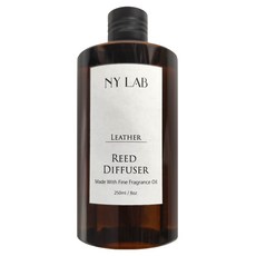 NY LAB 紐約實驗室 天然植萃精油擴香 250ml, 皮革羅勒, 1瓶