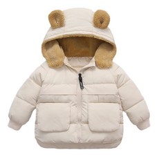 兒童款 羽絨棉小熊外套