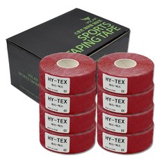 VOLAR 하이텍스 스포츠 테이핑 테이프 레드, 8개