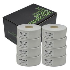 VOLAR 하이텍스 스포츠 테이핑 테이프 화이트, 8개