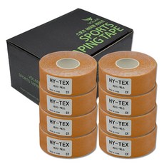 VOLAR 하이텍스 스포츠 테이핑 테이프 오렌지, 8개