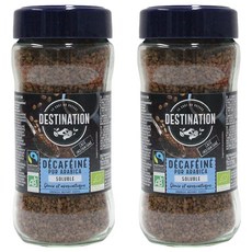 DESTINATION 低咖啡因即溶咖啡粉, 100g, 1入, 2個