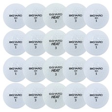 特A+ / A級混合高爾夫回收球 42.67mm, 1組, 20入, 白色(隨機出貨)