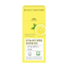 바디닥터스 유기농 NFC 레몬즙 프리미엄 100, 20g, 14개