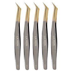 高級鑷子, E02(斜角), 5支