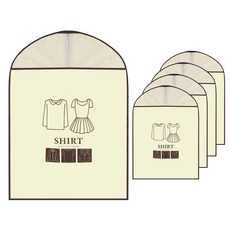 Joeun Living 衣物防塵套, 5個裝, 1個