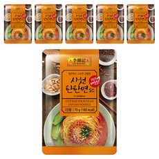 이금기 오뚜기 사천탄탄면 소스, 70g, 6개