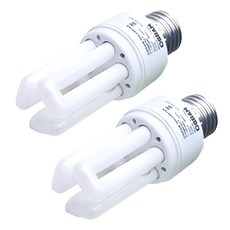 OSRAM 歐司朗 三波長 EL 15W 內建安定器燈泡, 晝光色, 2個, 日光（15W 6500K）