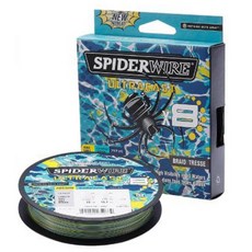 SPIDERWIRE Pure Fishing 超級PE線 Ultra Cast 8 PE線 300m, 1個, 水藍迷彩