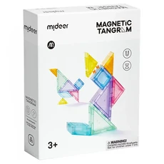 mideer 磁力七巧板 厚度2cm 3歲以上, 多色, 1盒