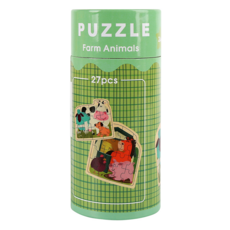 TOPBRIGHT 特寶兒 農場動物拼圖遊戲組, 27片, 1組