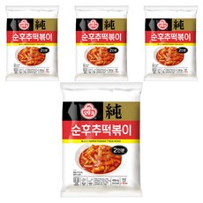 OTTOGI 不倒翁 純黑胡椒炒年糕, 426.4g, 4包