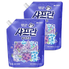 샤프란 실내건조 섬유유연제 아로마 브리즈 리필, 2.3L, 1개입, 2개