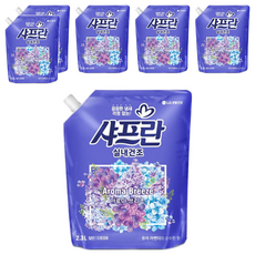 샤프란 실내건조 섬유유연제 아로마 브리즈 리필, 2.3L, 1개입, 6개