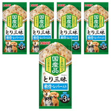 INABA 汪雞三昧餐包 DRP-28, 軟骨 + 雞肝, 150g, 5個