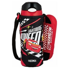 THERMOS 膳魔師 保冷瓶 FHL-401FDS, 汽車總動員3 黑色, 400ml, 1個