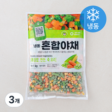 혼합야채 (냉동), 3개, 1kg