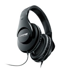 SHURE 舒爾 封閉式耳機, 黑色, SRH240A