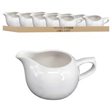 TATUNG 大同磁器 奶盅 大(3.25吋), 白色, 10個