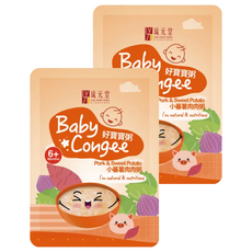 琉元堂 好寶寶粥 小番薯肉肉粥 6個月以上寶寶即拆即食, 150g, 2包