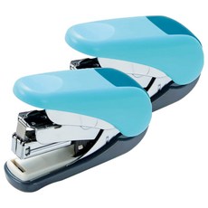 플러스 스테플러 플랫 카루히트 10호침 ST-010VNH, 블루, 2개