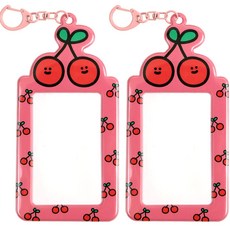 Pinkfoot 櫻桃造型卡套 2入, 櫻桃款