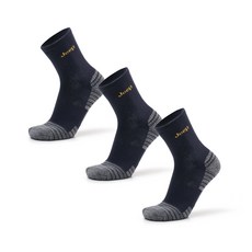 Jeep 男士斜紋運動長筒襪3雙, 1套, 海軍藍