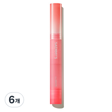 더샘 새미스 크레마 벨벳 립스틱, 03 로즈 크럼블, 1.7g, 6개