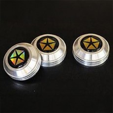 알루미늄 로고 번호판볼트 크라이슬러 크롬실버[3개1세트], 크라이슬러(크롬실버), 3개