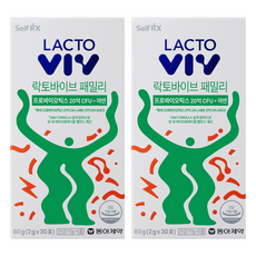 益生菌粉隨身包, 60g, 2盒