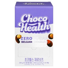 초코헬스 제로넛츠 무설탕 견과류 초코볼 10p, 250g, 1개