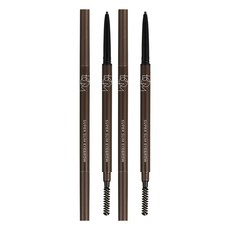 BEAUTY OF MAJESTY 碧波曼 超細眉筆 0.1g, 02 濃郁棕, 2個