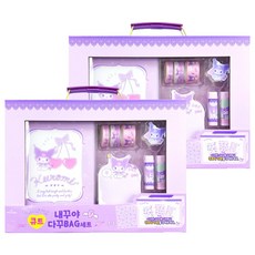 PINKMANGO 三麗鷗 可愛我的手帳BAG套組, 2個, 酷洛米