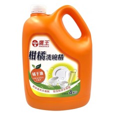 KINGEAGLE 鷹王 柑橘洗碗精, 4kg, 1桶