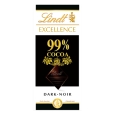 Lindt 瑞士蓮 極醇系列99%巧克力片, 50g, 1片