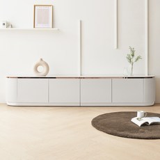 데코라인 노팅힐 세라믹 거실장 2600 방문설치, 화이트