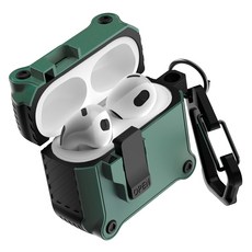 GOOSPERY Bumper Lock 硬殼保護殼, AirPods 第4代, 綠色